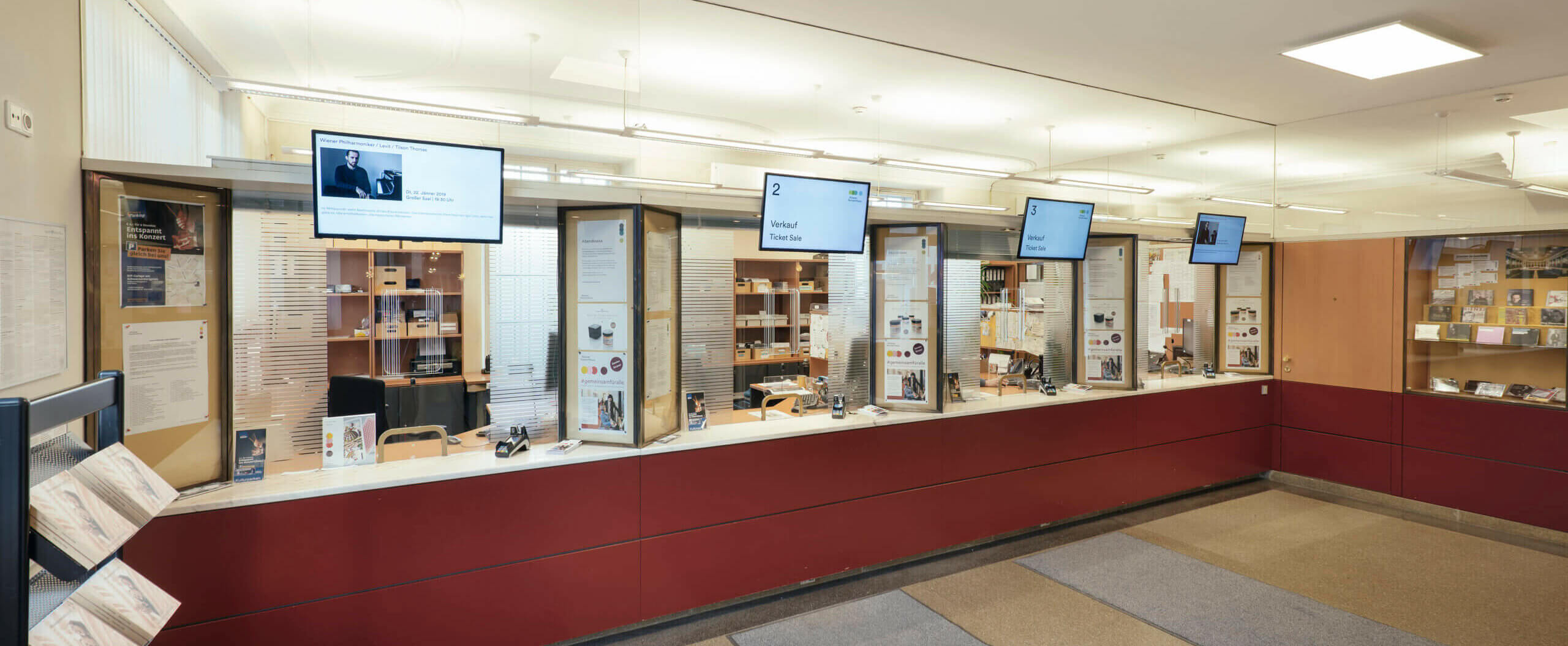 Indoor Screens für das Wiener Konzerthaus