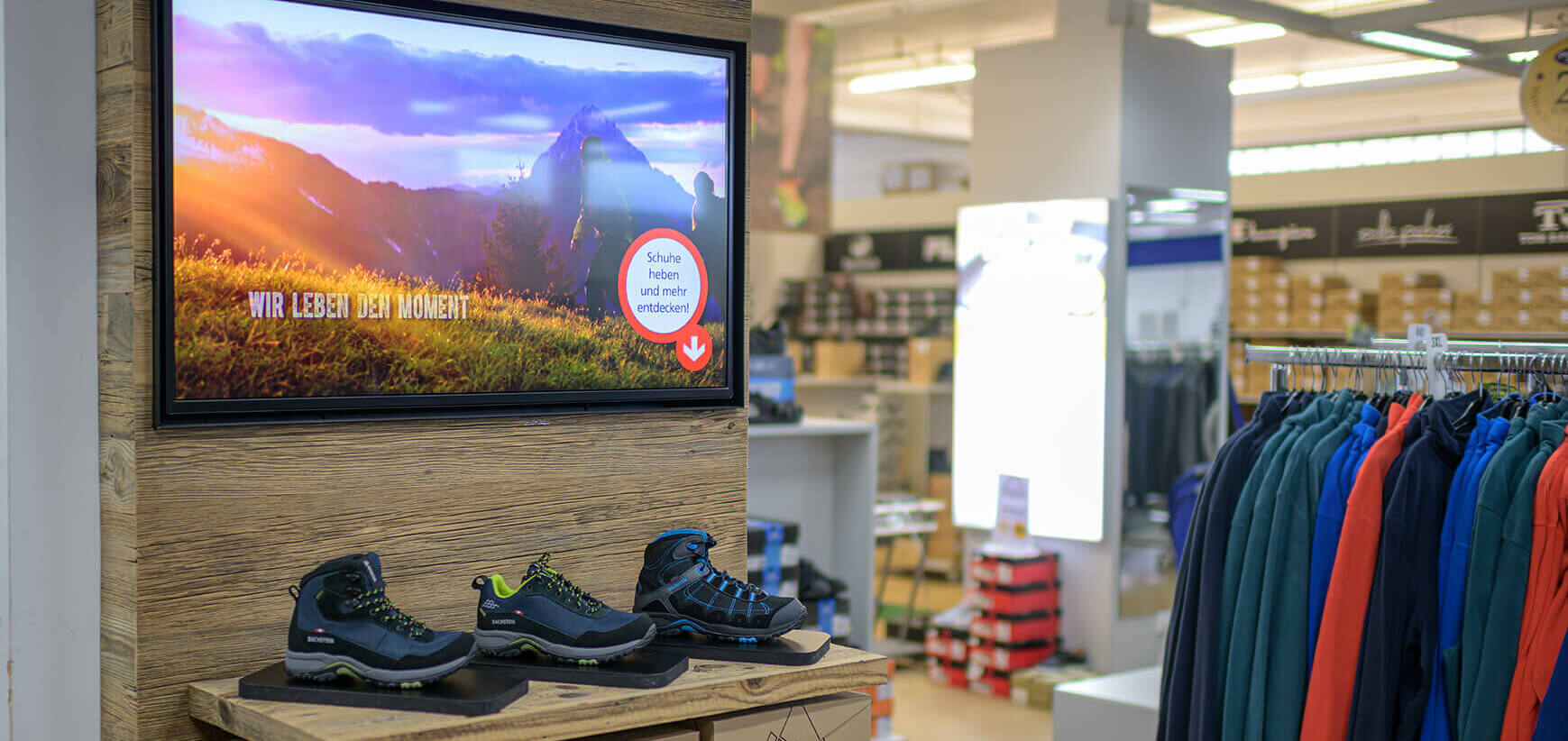 Schuh-Kauf im Digital Signage Zeitalter